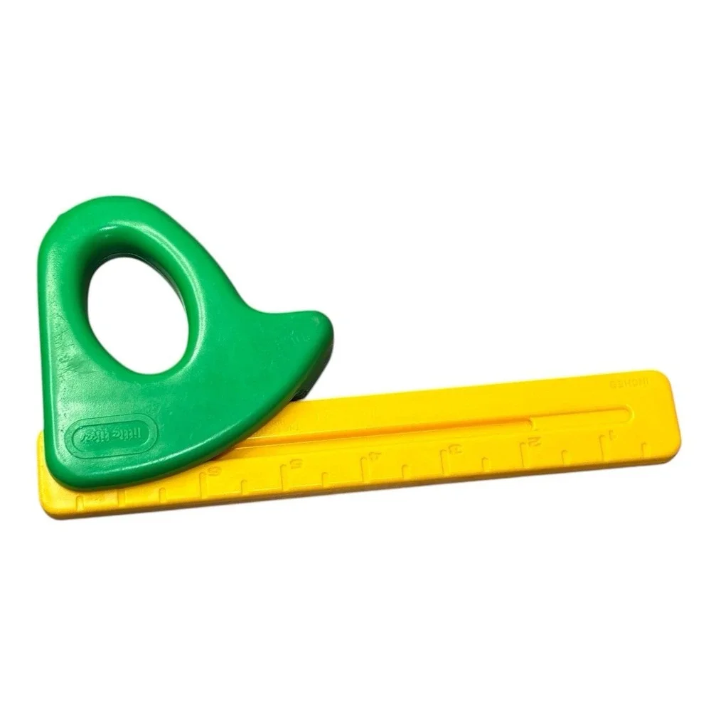 Vintage Little Tikes Play Workshop Hand Tools Sliding Square 8